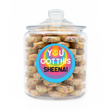 Personalized Shortbread Cookie Jar (100+): Elegant Nut-Free Gift