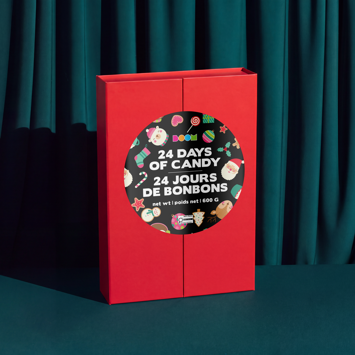 Boom Candy Advent Calendar: 24-Day Nut-Free Holiday Countdown