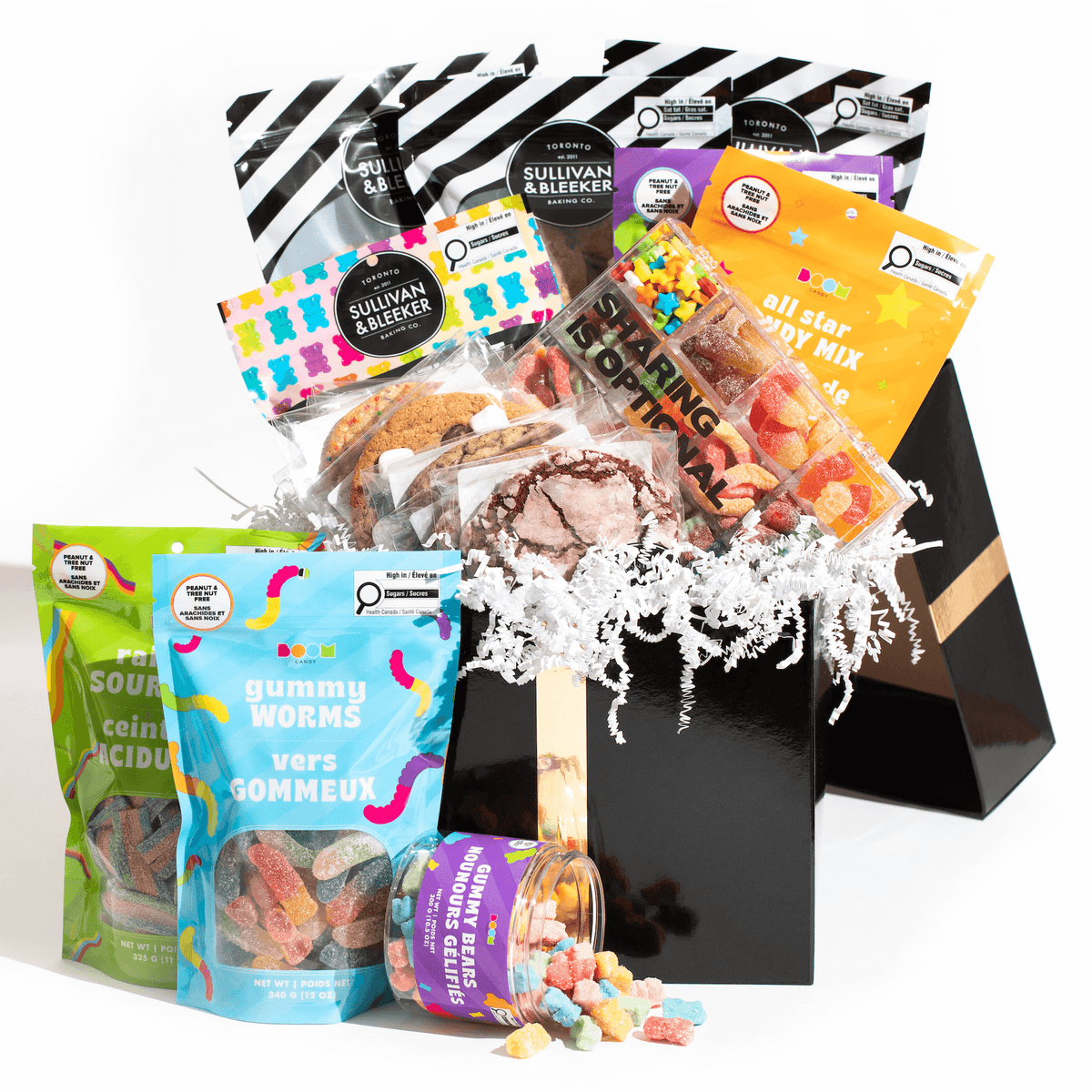 Cookie & Candy Gift Box: Nut-Free Assortment