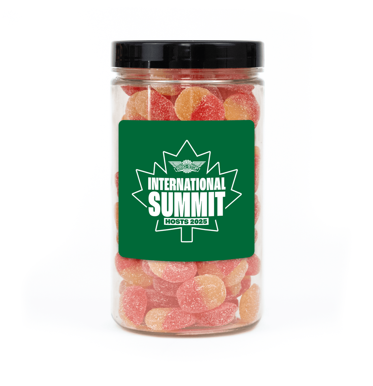 Personalized Candy Jar: Custom Logo &amp; Message Gift