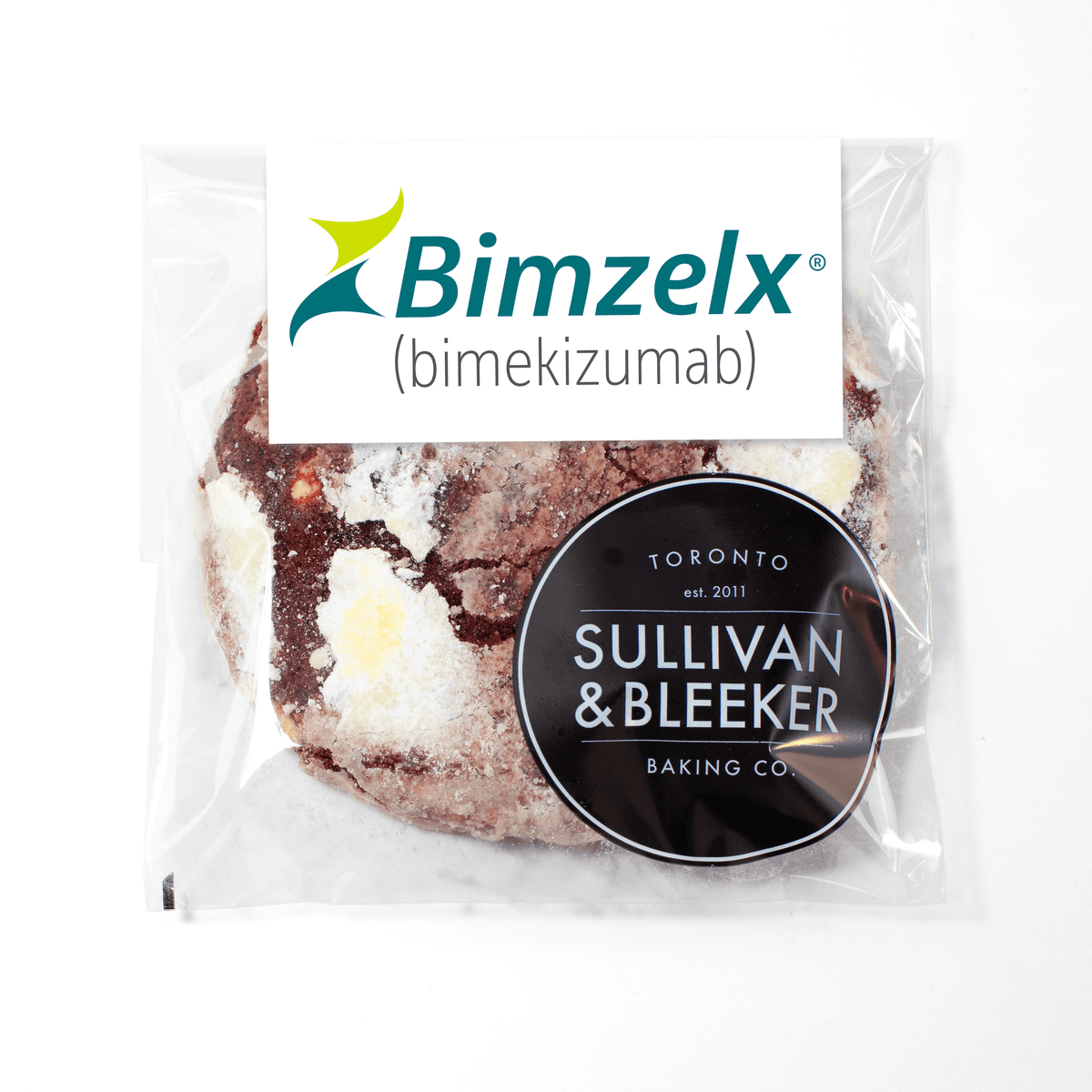 Custom Logo Single Cookie: Branded Nut-Free Corporate Gift