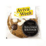 Custom Logo Single Cookie, individually wrapped, with company logo for corporate trade show giveaway in Toronto.
