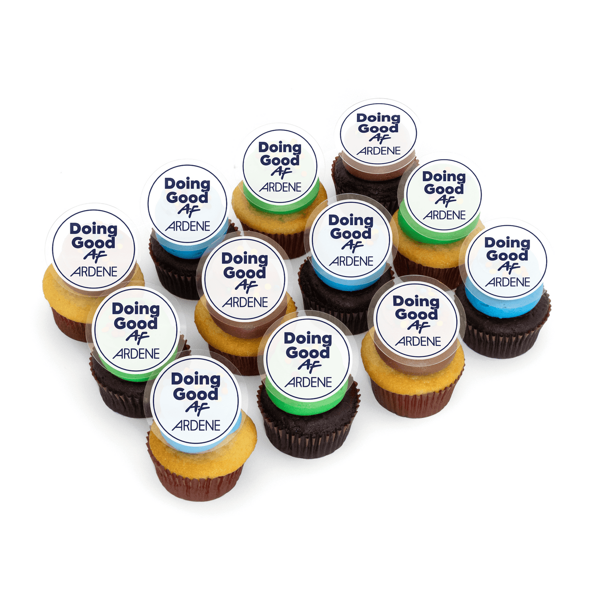 Custom Photo & Logo Cupcakes: Nut-Free Corporate Branding