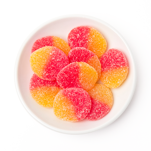 Sugared Peach Slices