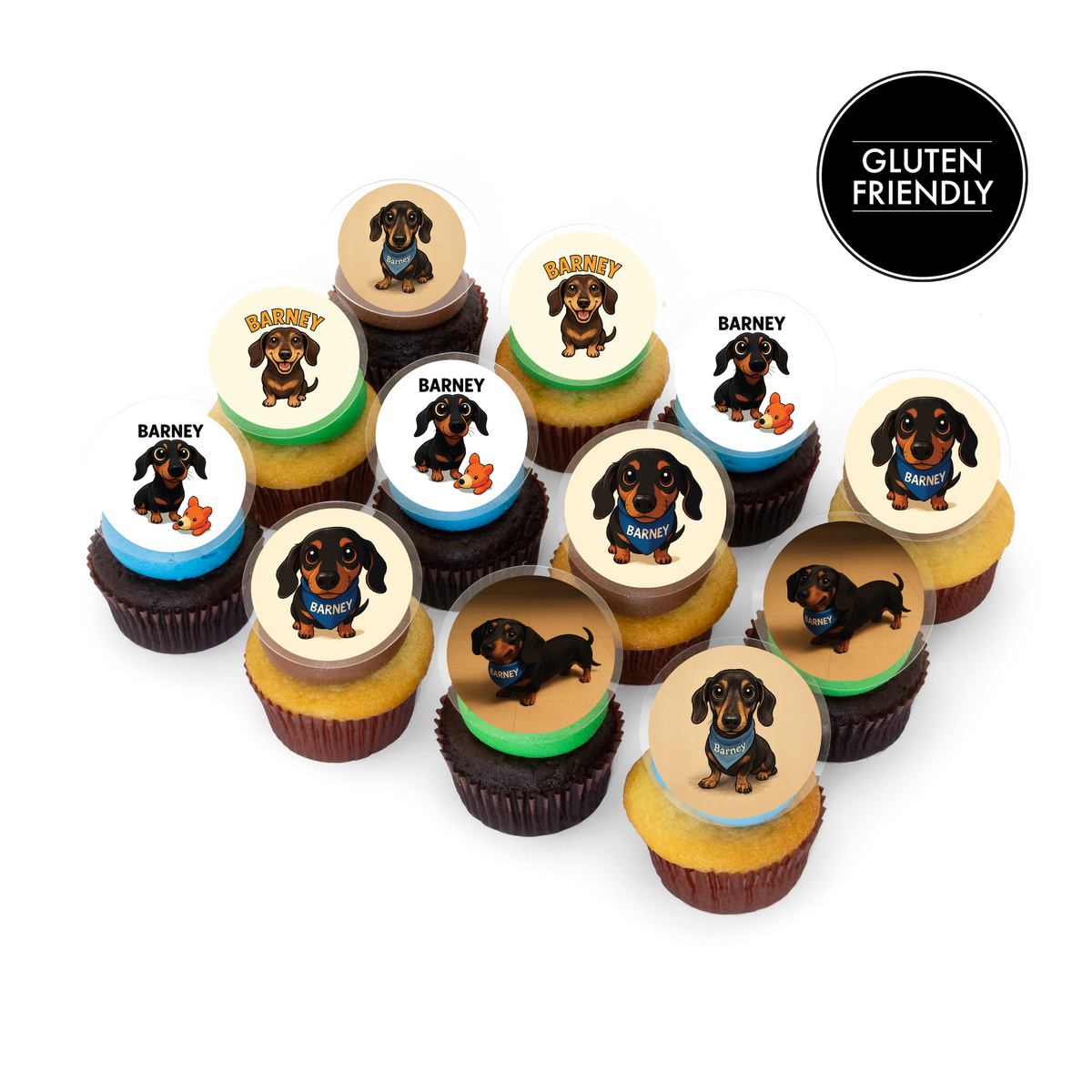 Gluten-Friendly Custom Photo Cupcakes: Personalized Nut-Free Event Treat