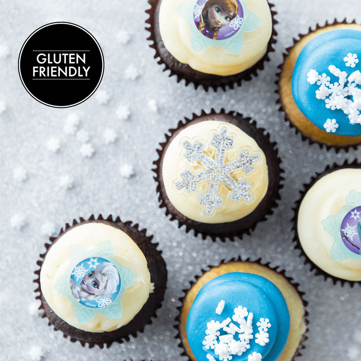 Gluten-Friendly Frozen Dozen: Official Licensed Nut-Free Cupcakes