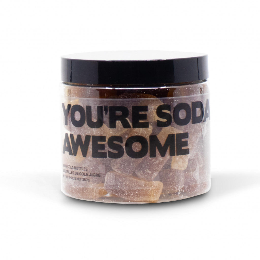Custom Message Candy Tub: Nut-Free Recloseable Gift