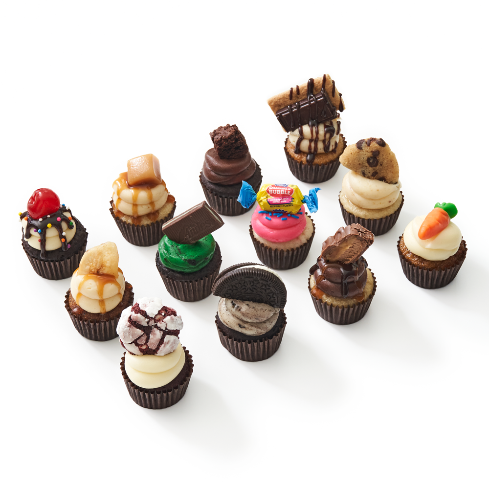 The Dirty Dozen: 12 Assorted Gourmet Nut-Free Cupcakes