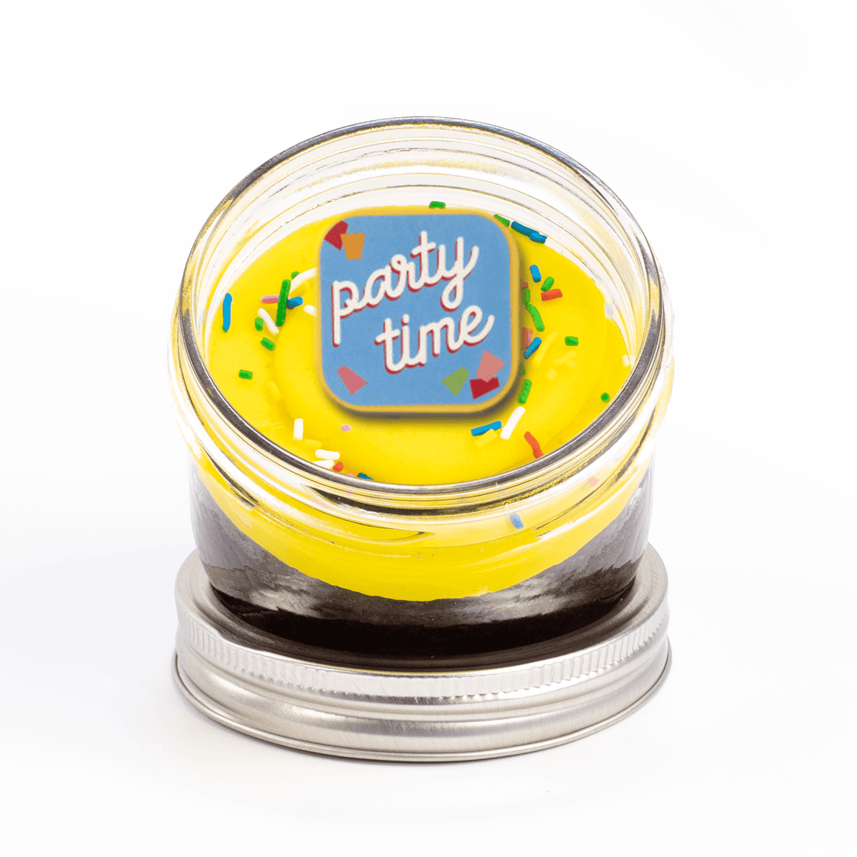"Party Time" Jarcake: Portable Nut-Free Party Favour