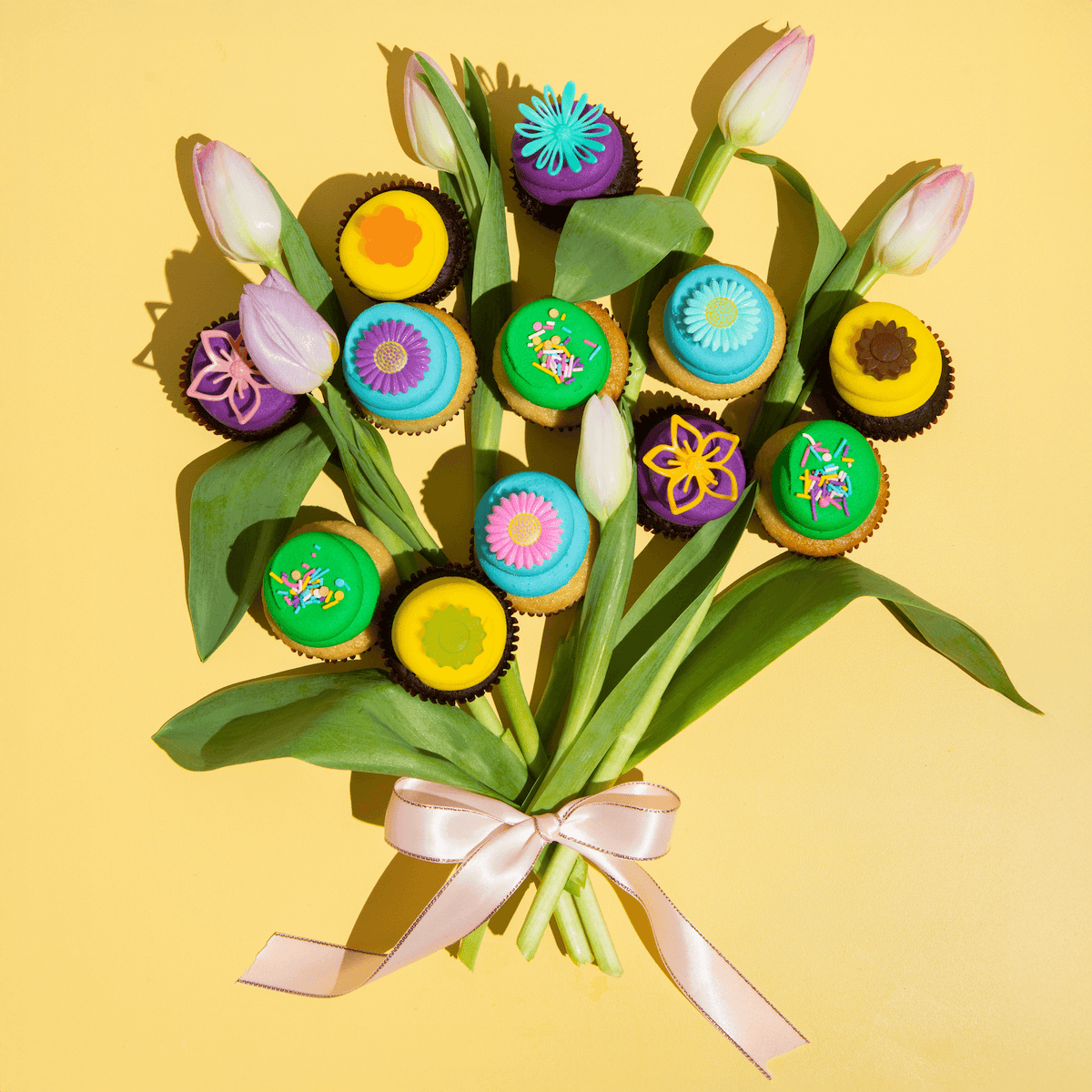 The Spring in Your Step Dozen: Nut-Free Cupcakes