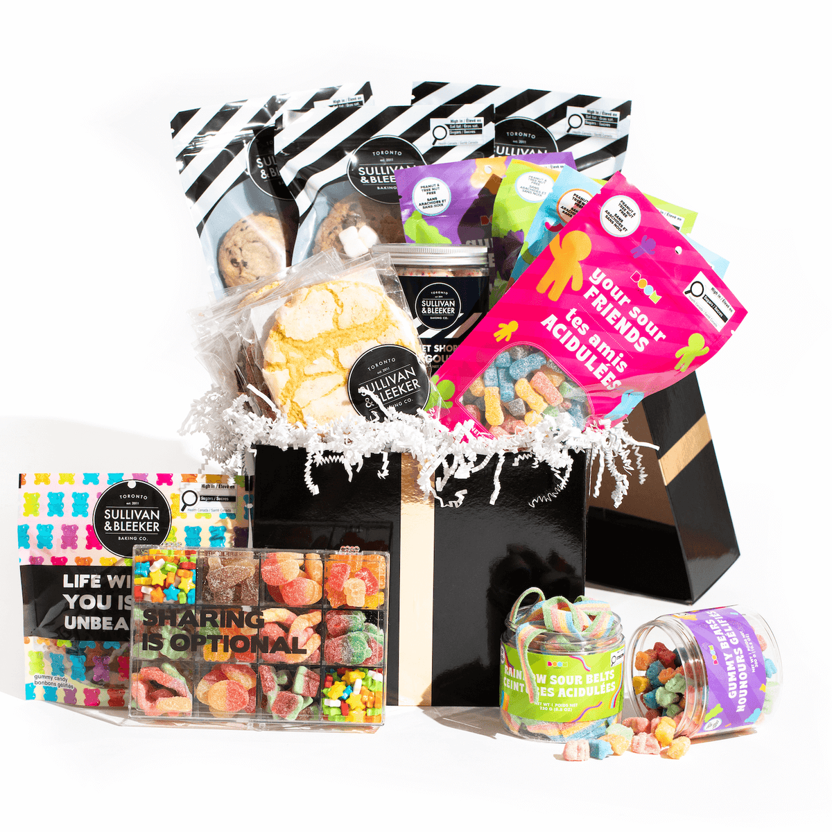 Cookie & Candy Gift Box: Nut-Free Assortment