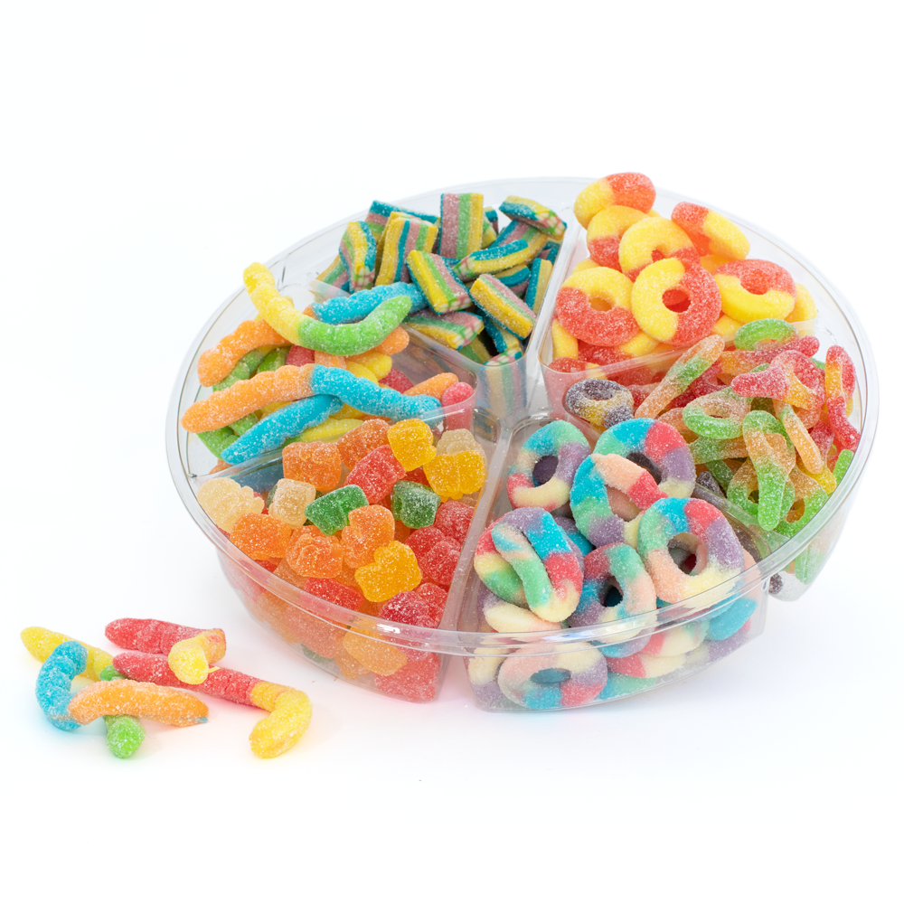 Gummy Candy Tray: Nut-Free 10-Inch Party Platter