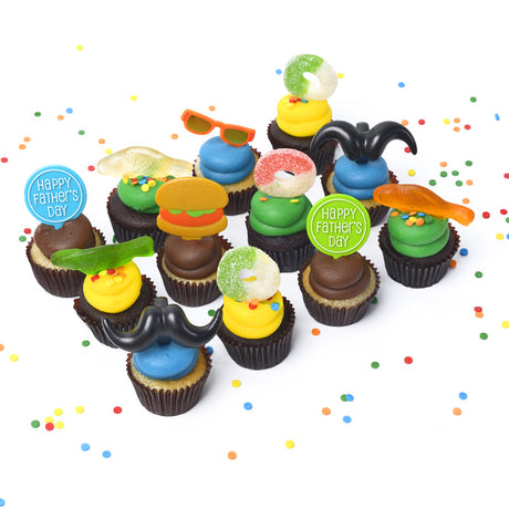The World's Best Dad Dozen: Nut-Free Father's Day Cupcakes