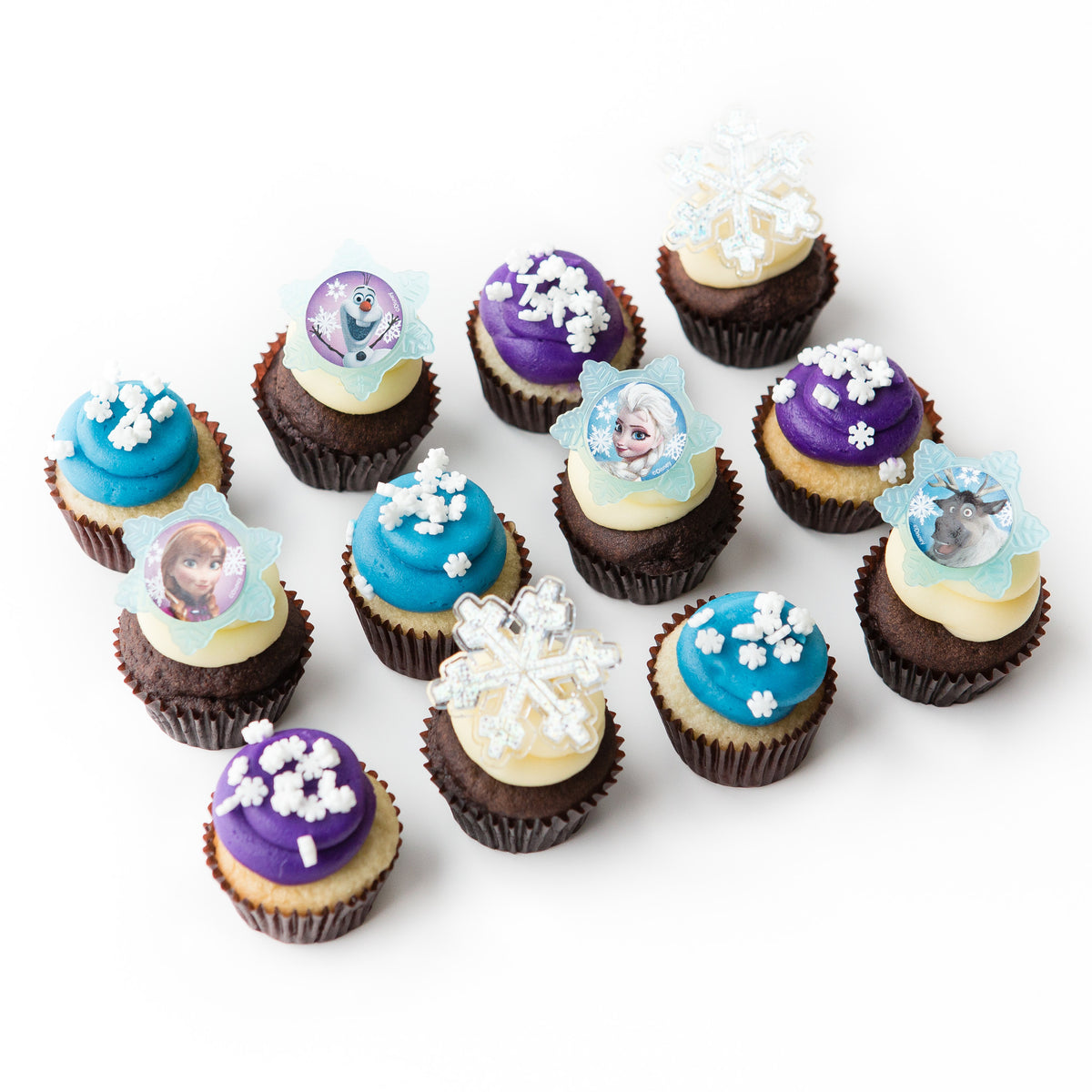 Frozen Dozen: Official Licensed Nut-Free Cupcakes