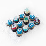 The Let It Snow Dozen: Nut-Free Winter Party Cupcakes