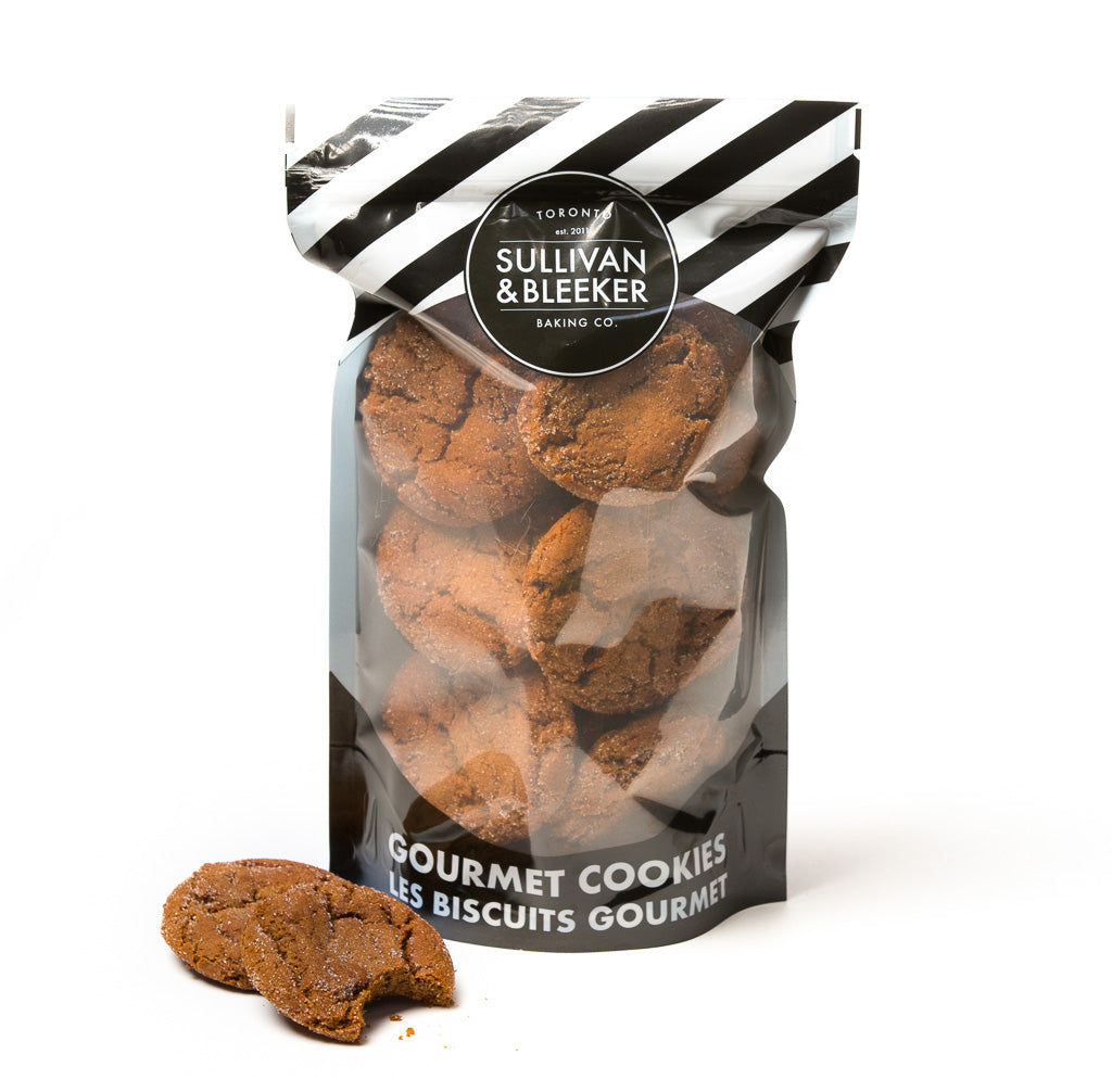 Ginger Molasses Mini Cookie Pack (14 Cookies): Nut-Free Treats