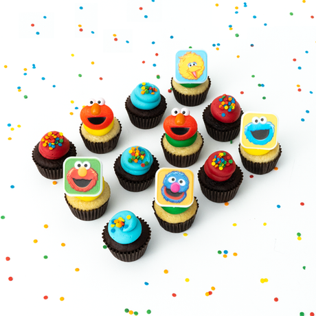 The Sesame Street Dozen: Official Licensed Nut-Free Cupcakes