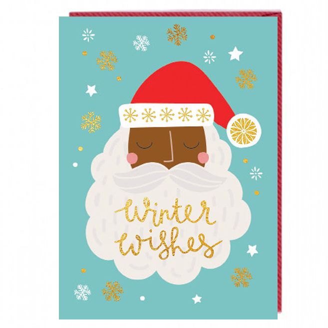 Santa Winter Wishes Card