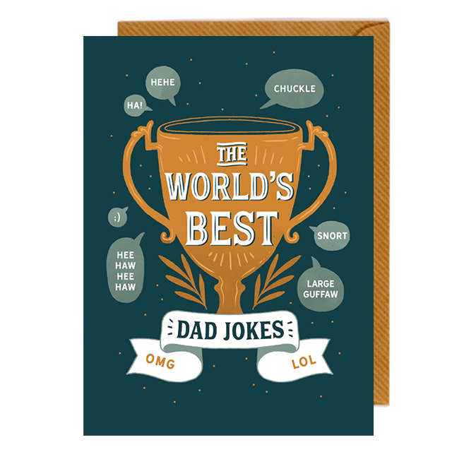 World&#39;s Best Dad Jokes Card
