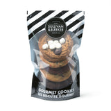 Custom Cookie Six Pack with 6 assorted soft-baked nut-free cookies in a resealable bag, chosen by the customer for personalized delivery in Toronto.