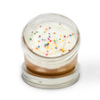 Custom Jarcake (available in Mini/Regular sizes) showing options for choice of frosting colour, sprinkles, and personalized sticker for nut-free delivery in Toronto.