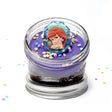 Princess Jarcake (Mini/Regular sizes) in a jar with personalized sticker option, pastel frosting, and Cinderella/Belle ring for nut-free delivery in Toronto.