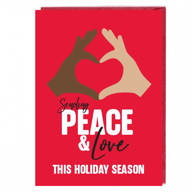 Sending Peace And Love Card