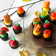 The Fall Favourites Dozen nut-free cupcakes; chocolate and vanilla with autumn decorations, for Toronto delivery.